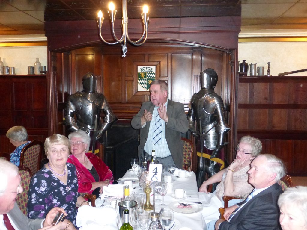Shrewsbury 2014Saturday Evening Dinner Club President Alan Blackburn